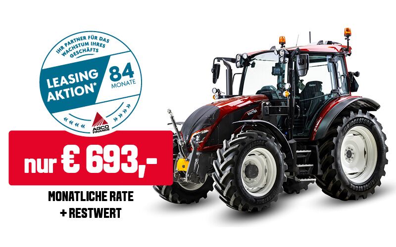 Valtra A115 HiTech4 zu einer monatlichen Rate von € 693,-