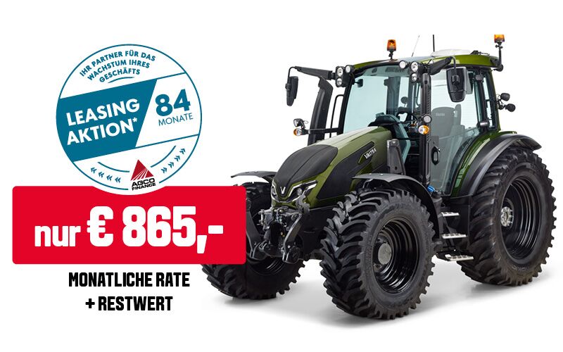 Valtra G125 Active zu einer monatlichen Rate von € 865,-
